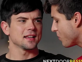 Elliot Finn astounded his boyfriend Dakota Payne with a hot triptych Valentines gift korean gay sex porn converge