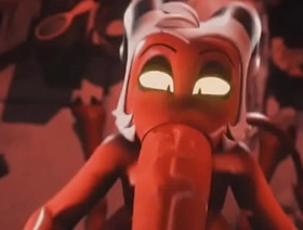 Moxxie deepthroating a Giant cock korean school gay porn