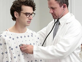 Twink Has Issues with His Erection Getting Treated by The Doctor - Unclebangs hot tribunal gay porn