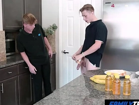 FamilyTwink - Chubby Stepbrother Teases his Bro with a Monarch chinese presbyter gay porn