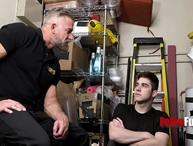 Handsome 40yo Hunk Security Alms-man Fucks Twink Suspect In Lockup - Harrison Todd, Greg Dixxon vietnam massage gay porn