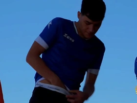 STAXUS :: Hot bicyclists can't resist making an emergency stop korean skype gay porn