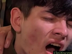 Punished by the Drill Sargent@UniformDick.com hot gay porn creampie