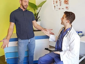 Doctor Uses His Tongue concerning Toothsome the Patient's Problems - Unclebangs gay porn japan hunk ch