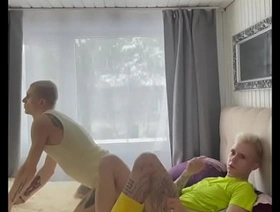 Stepfather fucked his stepson and his sexy friend, cumming with reference to their holes hunk channel japan joyful porn