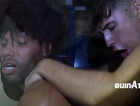 Handsome Black Exec Becomes Orgy Bottom Impromptu After Getting Gone Call With His Unaware Day video gay indonesia porn