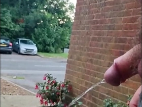 Chubby Gay Guy taking a risky piss outside korean gay porn zxx