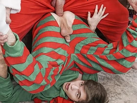 Stepson Getting a Early Present detach from His Confessor - Soncreep gay chinese orgy porn