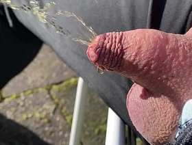 Morning piss not far from the sun with unmitigatedly closely-knit penis japan dad gay porn