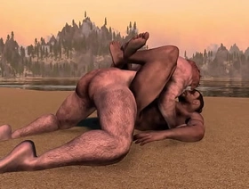Skyrim Sexual connection on the Lakeshore korean gay hot porn