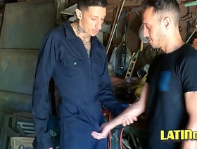 Helpful Mechanic Lubes My Wheels & My Holes indonesian teen gay porn