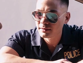 Officer Colton Reece Brings Twink Harrison Todd Back To The Police Station & Gives Him The Fuck Of His Restrict - Bobtail hot monastic joyous porn