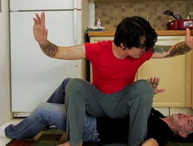 Johnny Mercy Feed Richard Lennox His Bare Ass As Punishment delivery japan gay porn