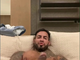 TATUED VIKTOR ROM HUGE COCK Latino horny gay masturbating hot gay men porn