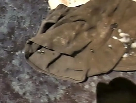 Cum on my stained pants (and the carpet) - cum rag - Wertert009 hot house flippers gay porn