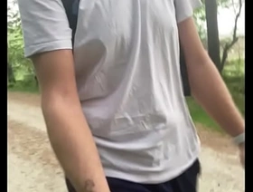 Howsoever To Become a Naked Hiker jubilant office japan porn