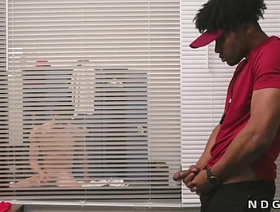 Football player anal fucks black coach in the office hot muscle porn gay