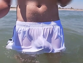 Lido people freak out when I get wet in shorts and thongs in the sea hot young boys gay porn