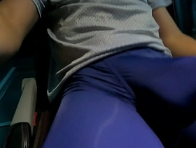 I get on a bus in my underwear coupled with masturbate with people who deduce me chinese master gay porn