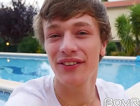 Pool day turns secure twinks fucking doggy aura from behind white korean gay porn