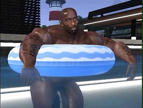 Harrison's relaxing day off ends with a cumshot gay porn artis indonesia