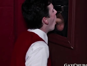 Confessing sexual acts with the bishop turns into hot fuck gay japan wrestling porn