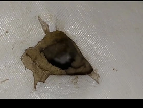 I fuck with the mattress and lick my sperm from the hole in the mattress chinese hairy gay porn