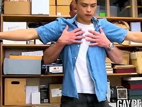 Cute little twink stripped and fucked by hunky guard gay hot romantic porn