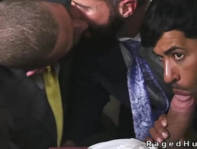 Big cock boss anal fucks realtors in suits hot gay porn bonk