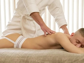 Stepdaddy Brought Stepson Into the Room for A Sensual Massage - Fuckcest korean twinks uncaring porn