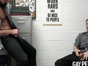 Twink gay Cole Church pleasured by deny stuff up officer Marco Napoli japan gay porn industry