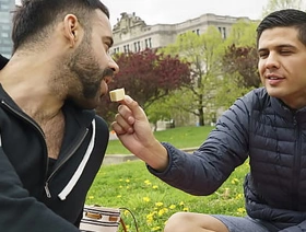 Stepson Preparing a Special Picnic Plan With His Stepfather - Dadcreepy japan gay teen porn