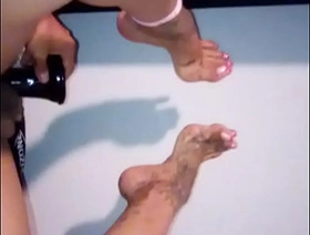 Sexy femboy in heels loves playing with her huge dildo gay porn hot jocks