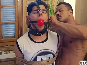 Fito Torres tied up and gagged by Jerri Gomes' first situation - Gag test puzzling Private showing singapore hot gay porn