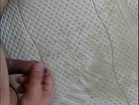I fuck the mattress, piss and swept off one's feet the sperm off it hot consumptive gay porn