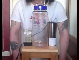 bisexual crossdresser with his portable cow milking machine japan gay tube porn