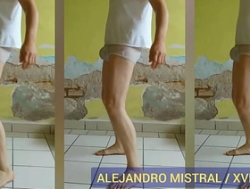 Hombre joyful bailando en ropa interior blanca mojada Trusas Calzoncillos calientes ALEJANDRO MISTRAL chinese high school joyful porn