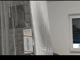 damage on the original mattress and licking the sperm from the foil hot sexy cheerful porn videos