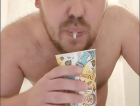 The Russian guy tasted fresh hot cum and now he doesn't want any other food except cum! japan gay porn 2022