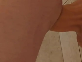 Fucking a Goliath lookalike dildo standing up korean mature gay porn