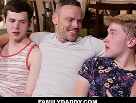 FamilyDaddy - Skinny Teen Stepson Shares Hot Boyfriend With Stepdad Trine - Trent Summers, Dakota Lovell, Zacc Andrews japan wrestling gay porn